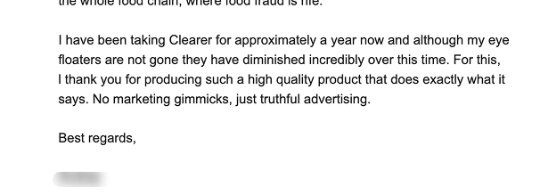 Original screenshot of the review