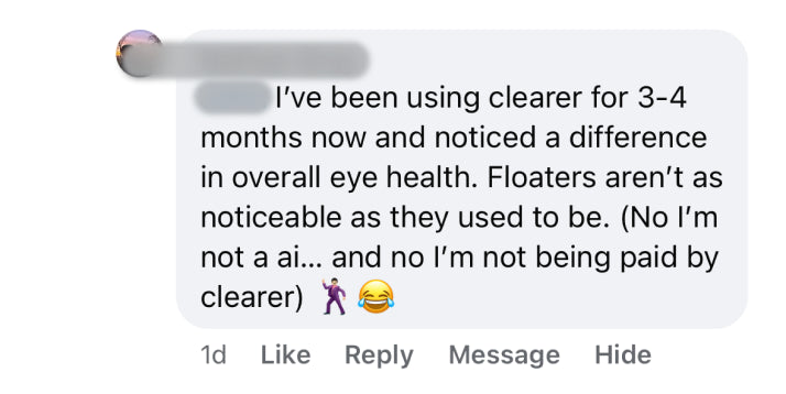 Collected customer screenshot; names and profile photos blurred. Readable excerpt follows.