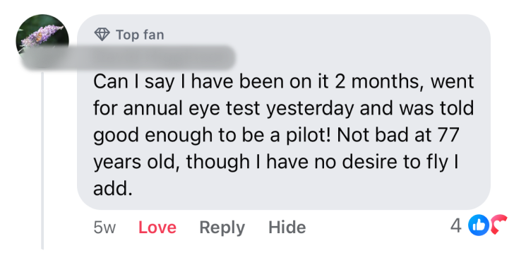 Collected customer screenshot; names and profile photos blurred. Readable excerpt follows.