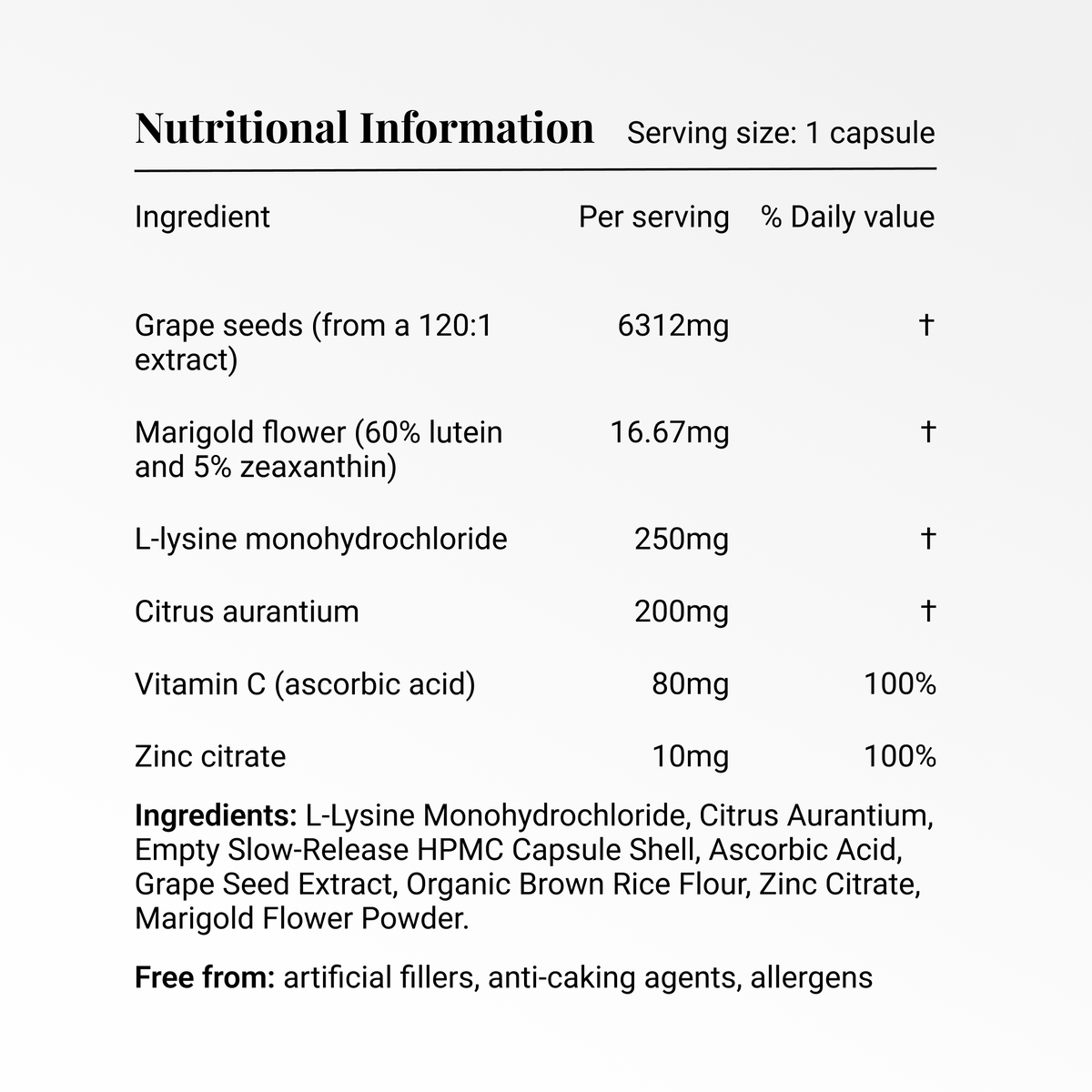 Clearer™ Eye Health Supplement V1.5 - Theia Bio