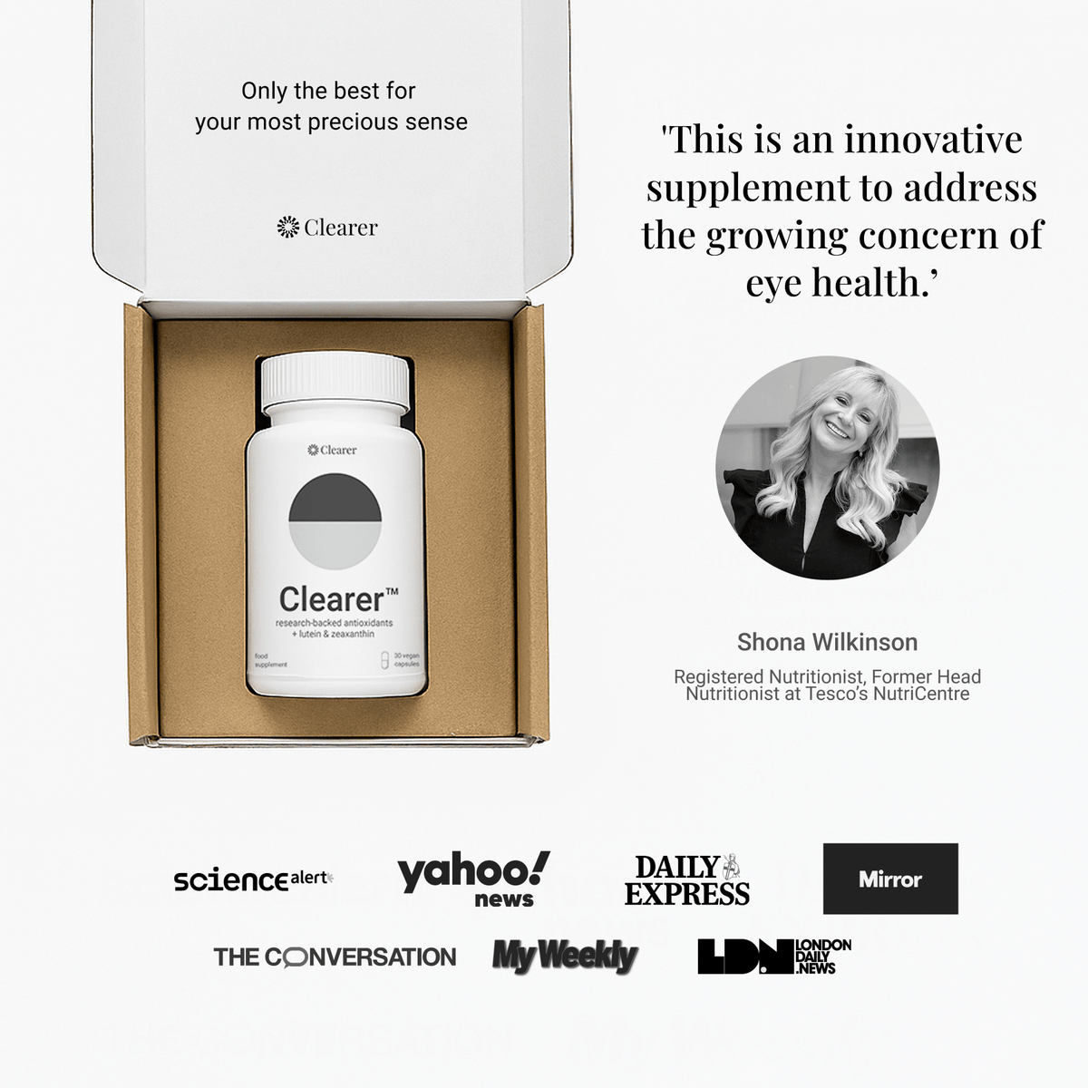 Clearer™ Eye Health Supplement V1.5 - Theia Bio